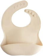 mushie Silicone Baby Bib | Adjustable Fit Waterproof Bibs by mushie