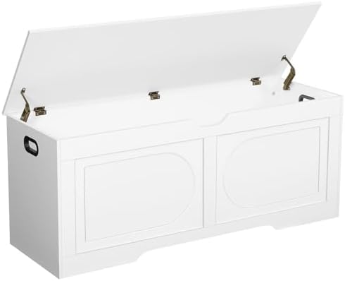 MAHANCRIS Storage Chest, 47.2” Toy Box, Entryway Storage Trunk by MAHANCRIS