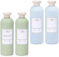 Travel Shampoo Bottle, Empty Plastic Squeeze Bottles 13.5oz by UMETASS