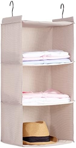 Hanging Closet Organizer 3-Tier, Oxford Wardrobe Storage by DonYeco
