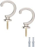 DeSS 2 Pack Curtain Holdbacks Curtain Tiebacks Hooks Wall Mounted Curtain Hooks by DeSS