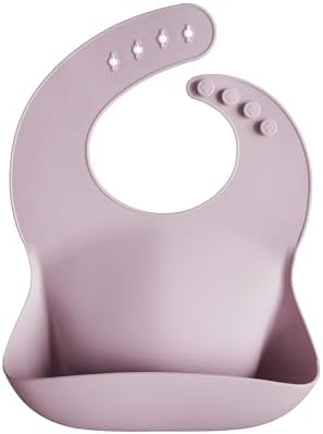 mushie Silicone Baby Bib | Adjustable Fit Waterproof Bibs by mushie