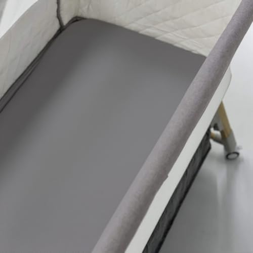American Baby Company 100% Natural Cotton Fitted Cradle/Bassinet Sheet 36" x 18" - Image 5