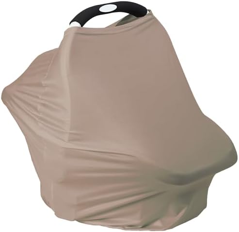 Breathable Car Seat Cover for Babies – Multi-Purpose Soft Rayon Nursing Cover by Meetjoy