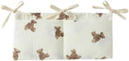 White Bedside Hanging Bags Milk Bottle Bib-Storage Crib Organizer Baby by Unknown