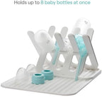 Munchkin Bottle Drying Rack and Mat, Holds 8 Bottles, Pump Parts, & Accessories - Image 3