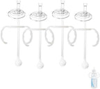 Straw Sippy Cup Conversion Kit for Dr Brown Narrow Nack Baby Bottles, Soft top by Unknown