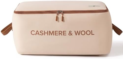 100% Cotton Cashmere & Wool Storage Bag – Breathable Sweater Storage Bag by ChaosCleared