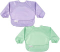 Tiny Twinkle Long Sleeve Bib for Babies & Toddlers | 2-Pack Waterproof Smock by TinyTwinkle