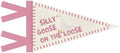Silly Goose On the Loose Pennant Banner Flags Nursery Wall Decor by Unknown