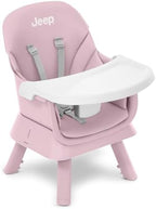 Jeep Milestone 6-in-1 Convertible High Chair by Delta Children, Light Pink - Image 5