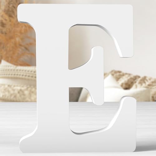 12 Inch White Wood Letters Unfinished Wood Letters by ZARUATU