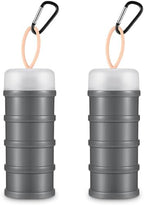 Baderke 2 Pcs Protein Powder Travel Container by Baderke