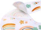 PandaEar 5 Pack Baby Bibs for Boys & Girls, Waterproof Adjustable Mealtime Bibs - Image 6