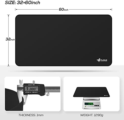 FLASLD Heavy-Duty Outdoor Under Grill BBQ Floor Mat 32 x 60 inches - Image 3
