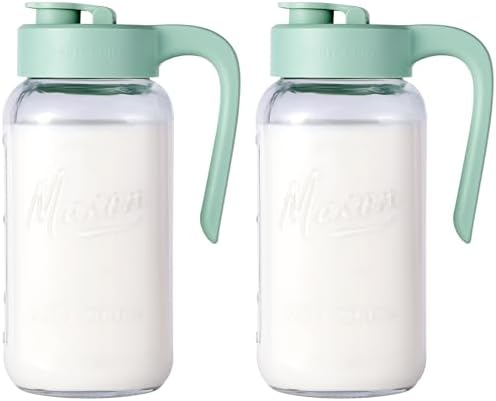Mason Jar Pitcher, Glass Pitcher by spreccio