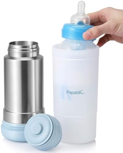 Papablic Portable Travel Baby Bottle Warmer On The Go, Fits Most Car Cup Holders - Image 3