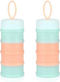 Accmor 2 Pack Baby Formula Dispenser On The Go, Stackable Formula Dispenser by Accmor