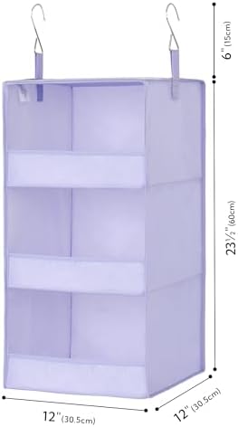 GRANNY SAYS 3-Shelf Hanging Closet Organizer, Foldable Storage - Image 3