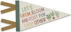 Plant Classroom Decor, Let’s Grow Greenery Plant Wall Banner by Unknown