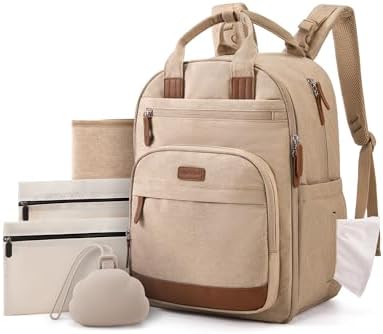 mommore Baby Diaper Bag with Waterproof Changing Pad by mommore