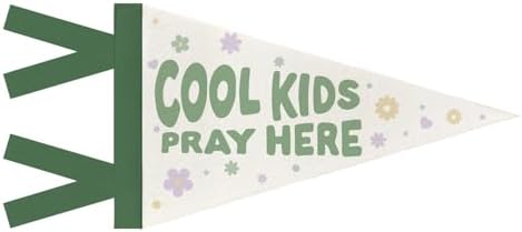 Christian Nursery Playroom Decor Cool Kids Pennant Banner Flags by Unknown
