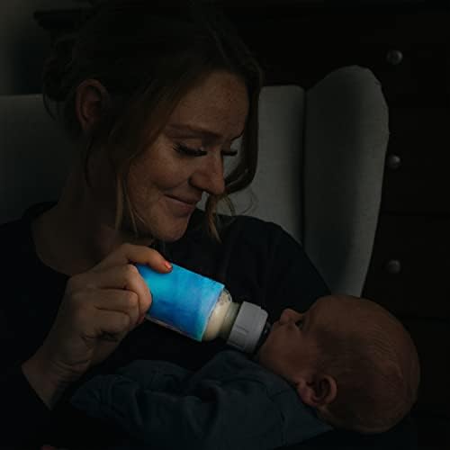 Dr. Brown's Options+ Narrow Glass Bottle Sleeve, 100% Silicone, Glow-in-the-Dark - Image 5