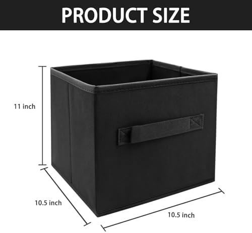 EBIGIC Storage Cubes Collapsible fabric Storage bins, cube storage organizer - Image 2
