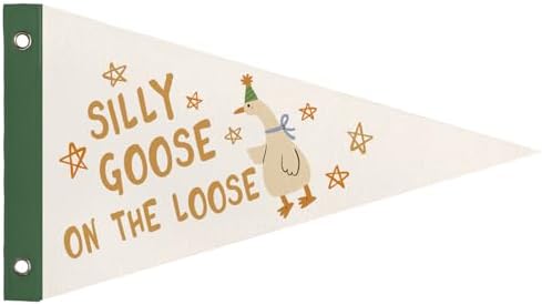 Silly Goose Pennant Banner Flags Nursery Toddler Wall Decor by Unknown