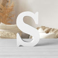 6 Inch White Wood Letters Unfinished Wood Letters by ZARUATU