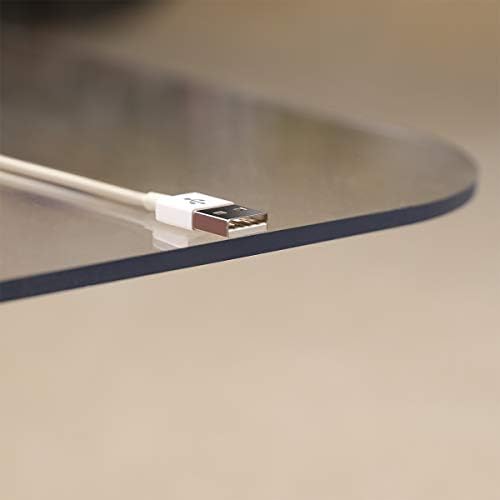 2Pack Crystal Clear 1/5" Thick 54" x 32" Heavy Duty Hard Chair Mat, Can be Used - Image 5
