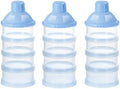 Accmor Formula Dispenser On The Go, 4 Compartments Stackable Formula Container by Accmor