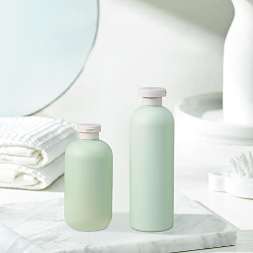 10oz Squeeze Bottles with Flip Cap, Refillable Plastic Travel Bottles - Image 4