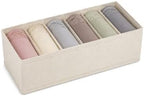 Linen Underwear Drawer Organizer, 18 Divided Cells by ZenStorage