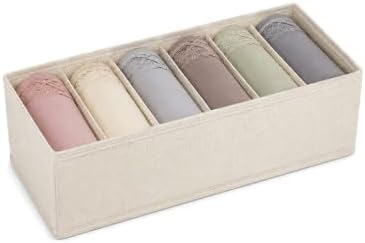 Linen Underwear Drawer Organizer, 18 Divided Cells by ZenStorage