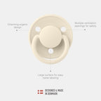 BIBS Pacifiers - De Lux Collection | BPA-Free Baby Pacifier | Made in Denmark | - Image 5