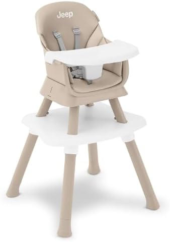 Jeep Milestone 6-in-1 Convertible High Chair by Delta Children, Light Tan by DeltaChildren
