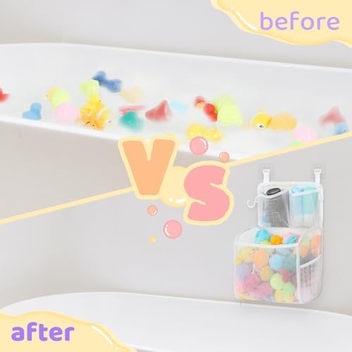Goowin Bath Toy Storage Holder, Large Openings Bath Toy Organizer, Large - Image 7