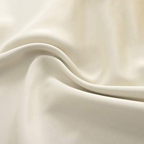 DONREN 2 Pcs Cream Beige Curtain Valances - Image 5