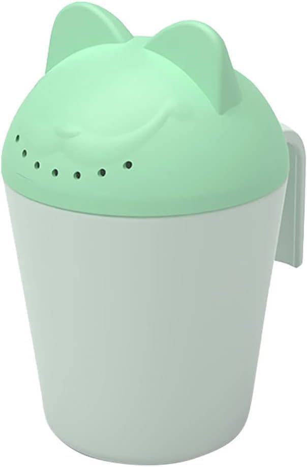 Control The Flow Baby Rinse Cup Cute Cartoon Cat Baby Rinser to Wash Hair and by Ykybhx