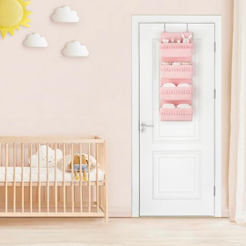 Dahey Over The Door Organizer 4 Pockets Hanging Behind Door Storage - Image 2