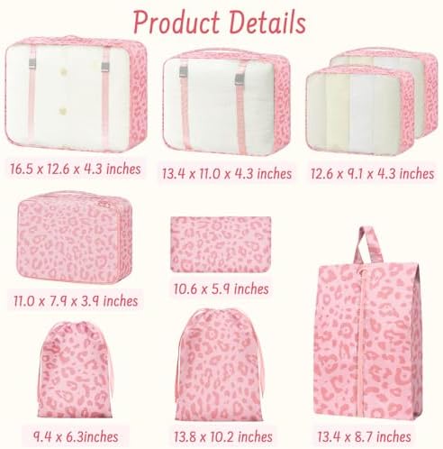 9 Set Packing Cubes for Travel Essentials - Image 2
