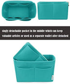 LEXSION Felt Purse Organizer Insert, Tote Bag Shaper Dividers - Image 2