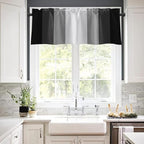 Emvency Valances for Windows, 2 Pack, 52x12 Inch, Geometric Modern - Image 7