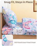 TinyPalsa 4-Piece Toddler Bedding Set, Toddler Bed Comforter Set - Image 6