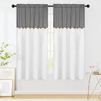 FRAMICS Farmhouse Cotton Linen Curtains by FRAMICS