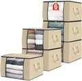 Fab totes 6 Pack Storage Bags for Clothes Blanket Storage Bins by Fabtotes