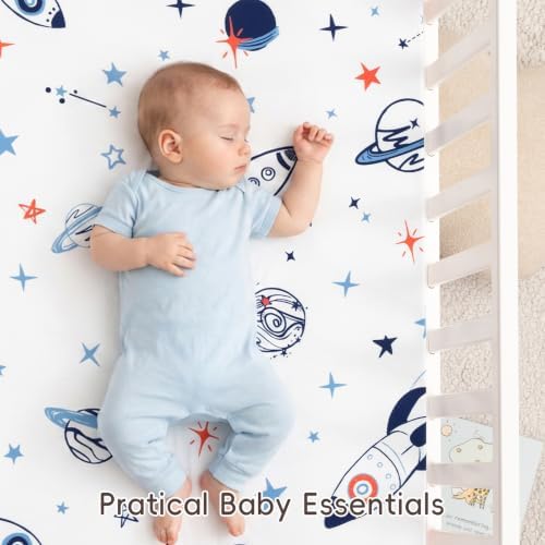 david's kids 3 Pack Fitted Crib Sheets, Ultra Soft Breathable Comfortable Baby - Image 2