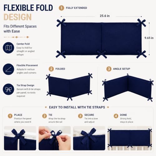 6PCS Mesh Soft Wall Padding Panels - Image 3