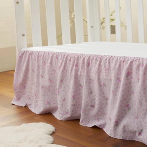 Crib Skirt Dust Ruffle 14" Drop - Image 2